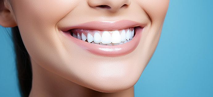 Close up of a smile with flawless teeth after cosmetic dentistry in Warrenton