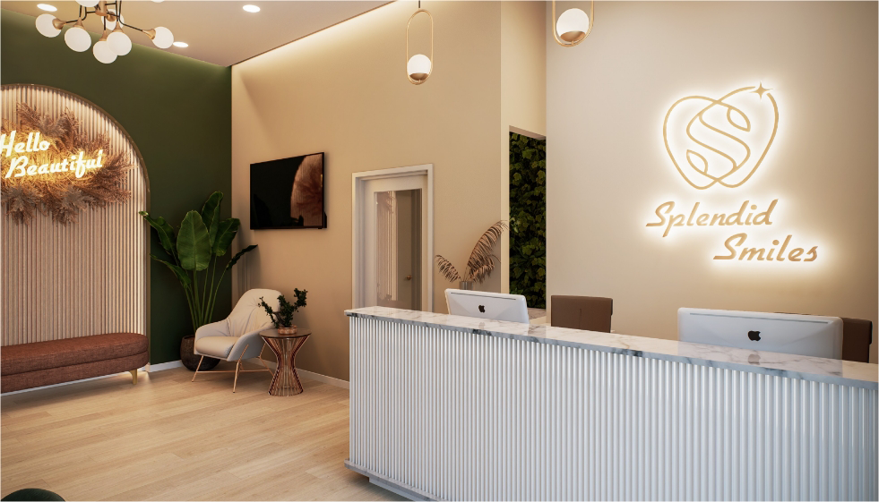 Front desk at Splendid Smiles Dental Studio